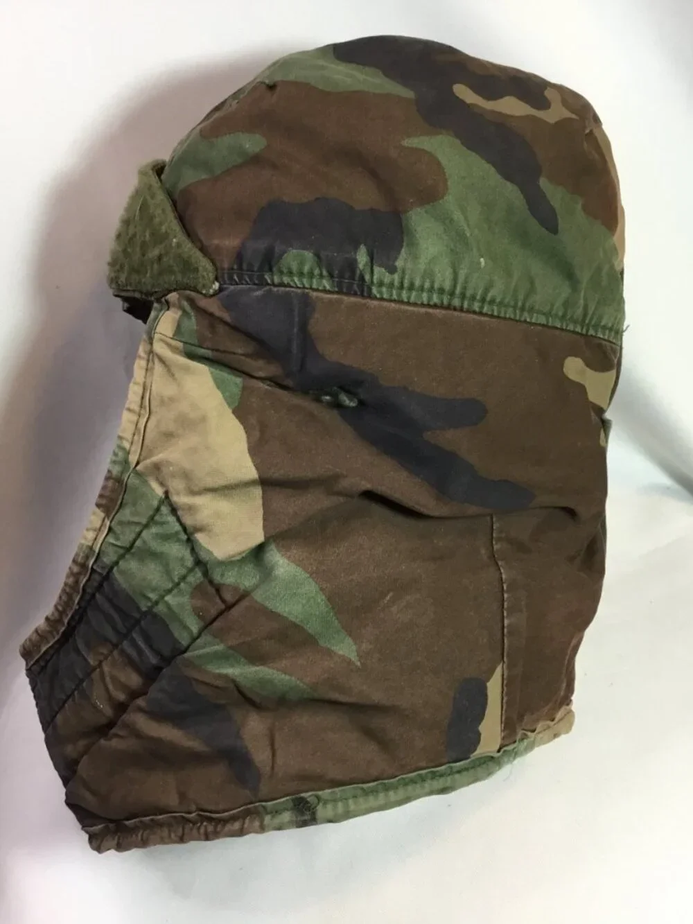 Army Cap Cold Weather Insulated Helmet Liner Woodland Camo Sz 7 3/4